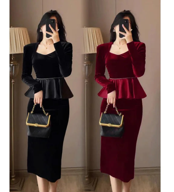Off-Shoulder Dress, Evening Gown, Plus Size Dress