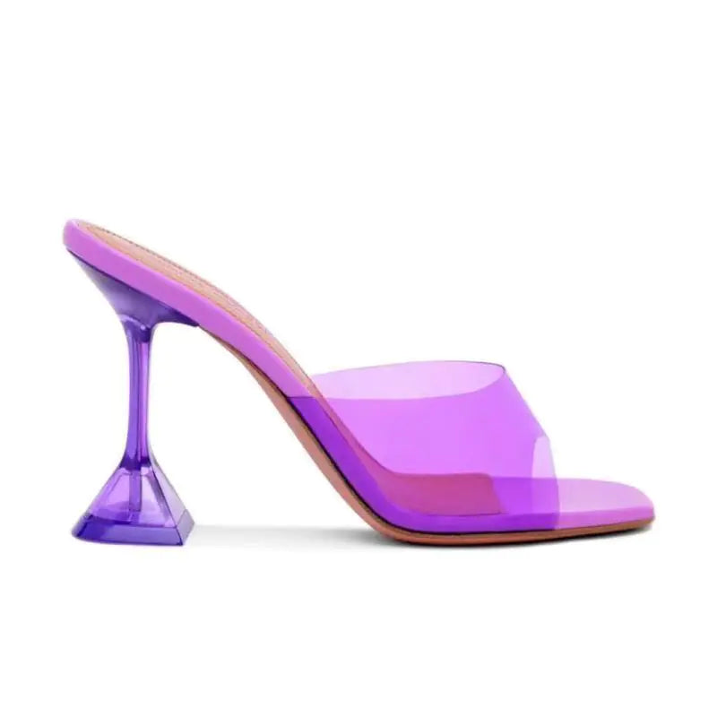 Transparent Crystal Slippers for Women - Summer Wear